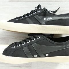 ☆残り僅か☆ Gola ゴーラ madras マドラス クラシックカジュアルキャンバススニーカー ブラック UK10(29.0cm)の画像
