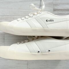 Gola ゴーラ madras マドラス クラシックカジュアルキャンバススニーカー ホワイト サイズ選べる UK9(28.0cm) UK10(29.0cm)の画像