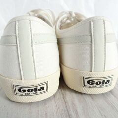 Gola ゴーラ madras マドラス クラシックカジュアルキャンバススニーカー ホワイト サイズ選べる UK9(28.0cm) UK10(29.0cm)の画像