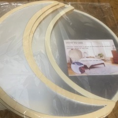 インテリア　月の満ち欠けミラー　新品の画像