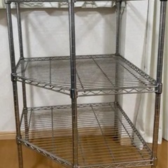角置きラック　