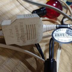 クリスマスイルミネーション 電球 ガーデンライト ジャンク品の画像