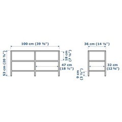 IKEA  テレビ台  ラック　ヴィットショーの画像