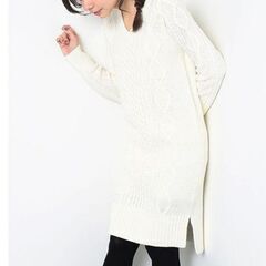 ニットワンピース　