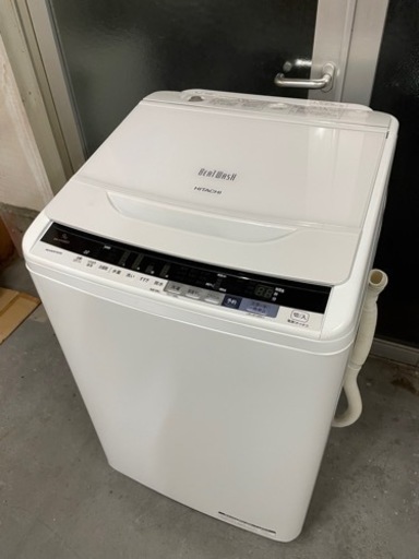 ■美品■HITACHI 2017年製  ビートウォッシュ 全自動洗濯機 洗濯機 全自動 日立全自動洗濯機 BW-V90BE 9kg