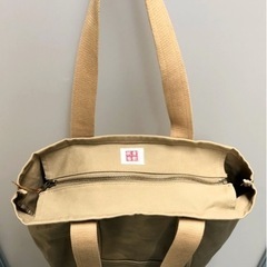 BG-15【倉敷帆布】縦型トートバッグ ベージュの画像
