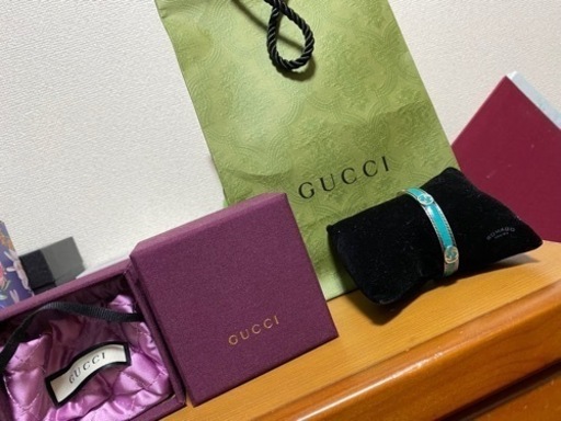 急募！希少！GUCCI バングルターコイズブルー