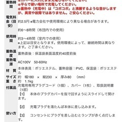 ⭐️【美品】充電式湯たんぽの画像