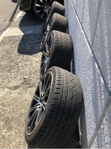 数日で締め切ります。20インチホイール、タイヤセット 値下げしました。