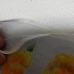 ハナエモリ花柄レディースハンカチの画像