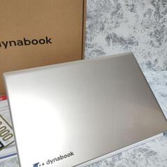 【2021年モデル・現行品】 Windows11アップグレード対応　東芝　DynaBook　高級感のあるゴールド　第11世代core i5 メモリ8GB  高速SSD256GB 無線LAN　Wi-Fi6対応　ウェブカメラ　Zoom等オンライン会議にも　ノートパソコン pc すぐに使える セットアップ済み テレワーク　Office　オフィス　最新PCの画像