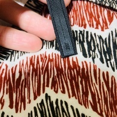 GalaabenD デザインボーダー深Vネックカットソーの画像