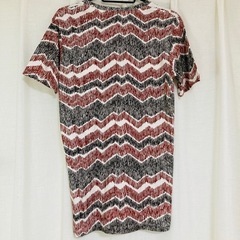 GalaabenD デザインボーダー深Vネックカットソーの画像