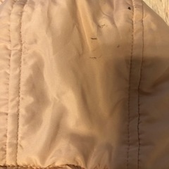 リバーシブルダウンベスト　70〜80センチ　フードつきの画像