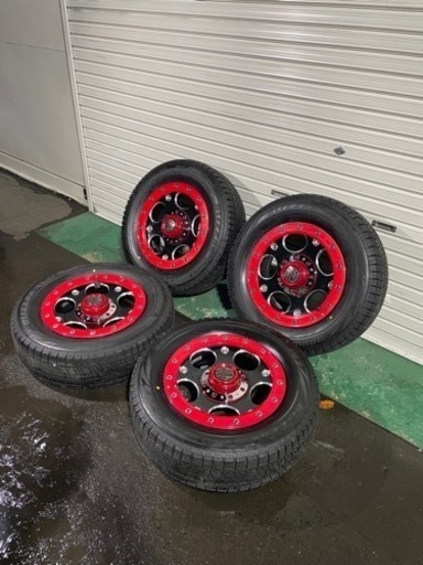 無料配送！クリムソン　MG  DEMON   ブリヂストンVRX2  215 65 16 イボ付き！製造年2020年