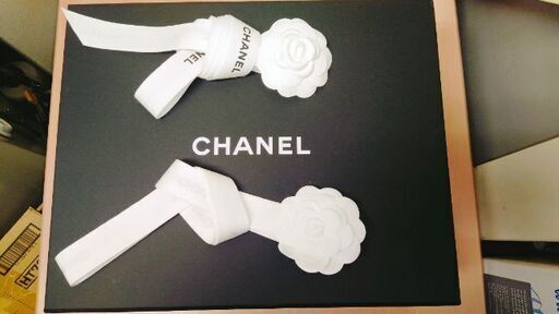 CHANEL　空箱三個　カメリア付りぼん