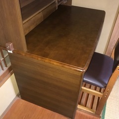 学習机　勉強机　デスク　オクモト　国産の画像