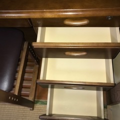 学習机　勉強机　デスク　オクモト　国産の画像