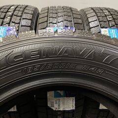 新品 2021年製 GOODYEAR ICENAVI7 185/60R15 15インチ スタッドレス 4本 カローラアクシオ カローラフィールダー等　(VTM473) クレジットカード QRコード決済可能の画像