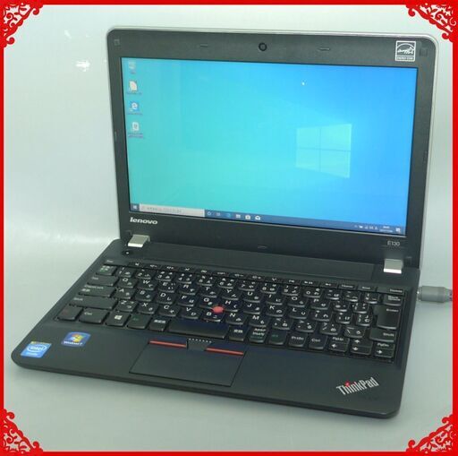 ノートパソコン 中古良品 11.6型 Lenovo レノボ ThinkPad E130 Celeron 4GB 500G 無線 WiFi webカメラ Windows10 Office 即使用可