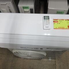 K02569　パナソニック　中古エアコン　主に6畳用　冷2.2kw ／ 暖2.2kw