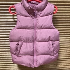 ダウンベスト　女の子　4歳　ピンク　100cm