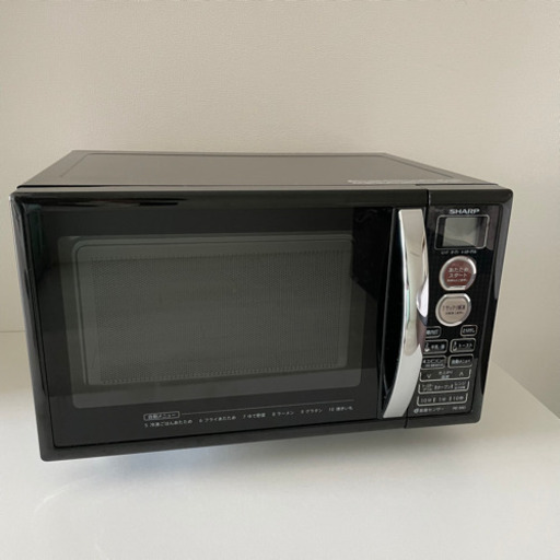 SHARP★電子レンジ/オーブン付き15l 500w/黒