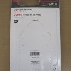 新品未開封 フォーク ＆ スプーン カトラリーセット 売り切り Tramontina ProLine Commercial Grade ステンレス製 札幌市 中央区の画像