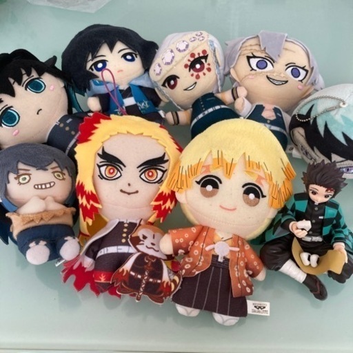 鬼滅の刃、フィギュアぬいぐるみセット