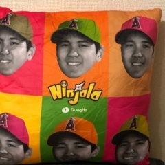 大谷翔平ピロークッションおまけ写真付き
