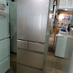 【愛品館市原店】Panasonic 2014年製 426L 5ドア冷蔵庫 NR-E438TG-N【管理IR013737-104】