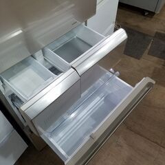 【愛品館市原店】Panasonic 2014年製 426L 5ドア冷蔵庫 NR-E438TG-N【管理IR013737-104】