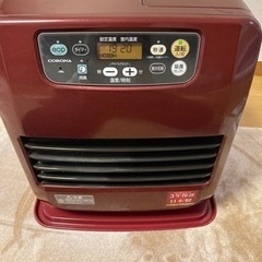 石油ストーブ　ポリタンク・電動ポンプ付