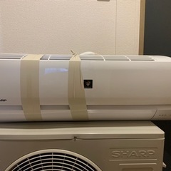 ☆美品☆ SHARP エアコン AY-J22S 室内機室外機セットの画像