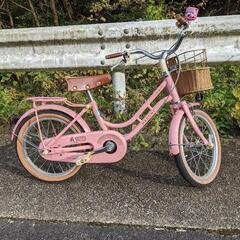 16インチ子ども用自転車ブリジストン（ピンク）
