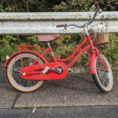 16インチ子ども用自転車ブリジストン（レッド）