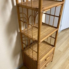 【取引中】セット売　籐家具とマガジンラック