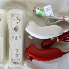 お取引き中　Wii 本体 一式 + マリオカート他ソフト5本セット　動作確認済の画像
