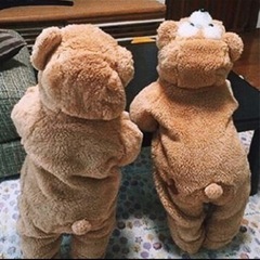 【新品】くまちゃん　ロンパース
