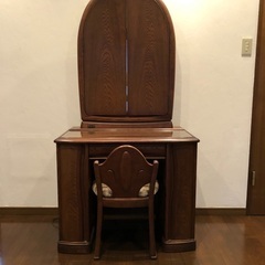 木製　ドレッサー　三面鏡　無料でお譲りします