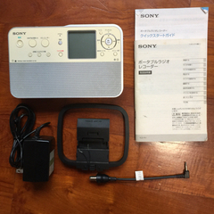 ♪ 操作ボタン快調 SONY ポータブルラジオレコーダー ICZ...