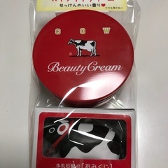 牛乳石鹸クリーム 牛のおみくじつき