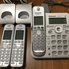 Panasonic デジタルコードレスホン　親機と子機２台