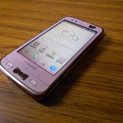 富士通 docomo F-03D Girls’ ガチピンク 中古 美品の画像