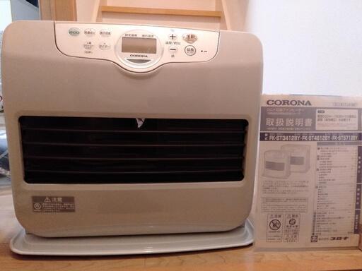 石油ストーブ2台と電源ポンプと灯油タンク