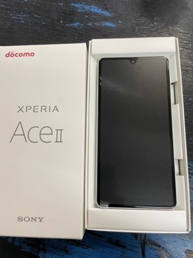 【SIMフリー】新品同様 SONY Xperia Ace Ⅱ ホワイト 2021/11/06