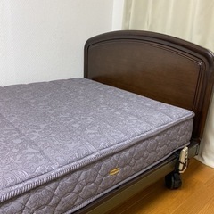 美品　フランスベッド　シングル　リクライニングベッド　