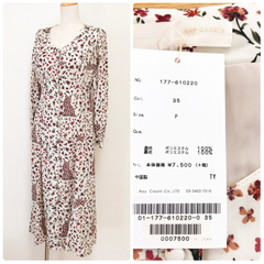 【定価 8,250 円】☆新品☆レイカズン 難あり キツネ花柄前...