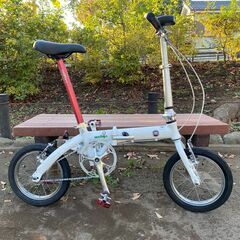 軽量折りたたみ自転車 FIAT 14インチ ホワイト