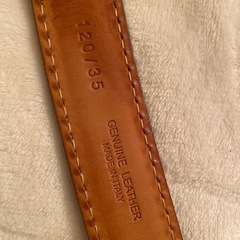 GENUINE LEATHER　本革レザーベルトの画像